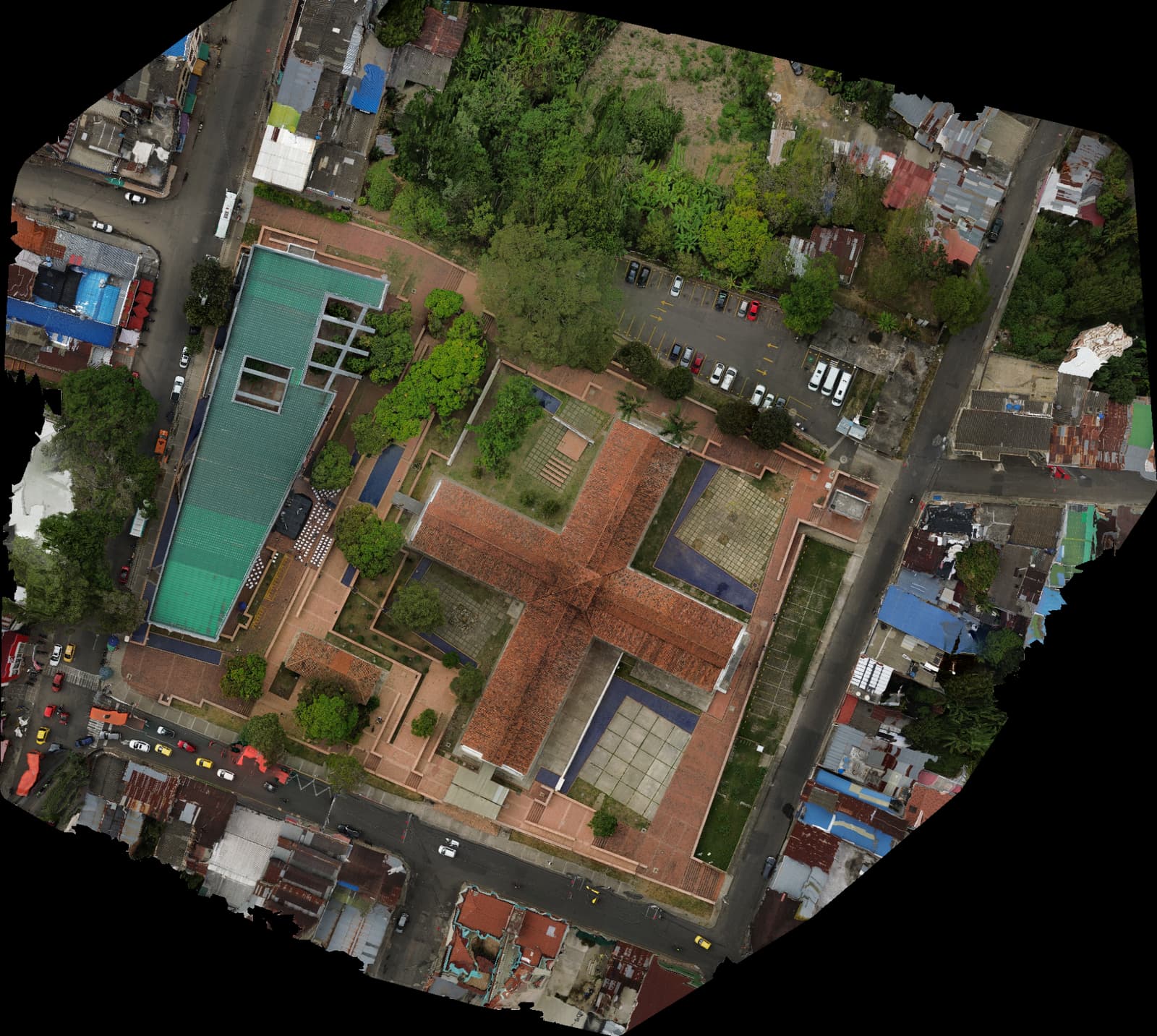 Vista aérea del proyecto Panóptico de Ibagué
